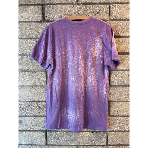 Guns N Roses Tie-Dye Effect T-Shirt Purple Pink Graphic M Bella+Canvas Cotton/Po - Picture 6 of 7